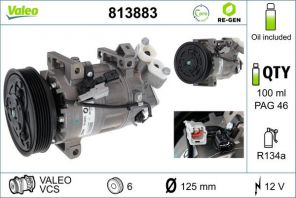 Valeo 813883 - Kompresor -