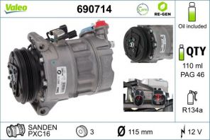 Valeo 690714 - Kompresor -