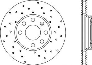 Open Parts BDRS1807.25 - Brzdový kotúč -