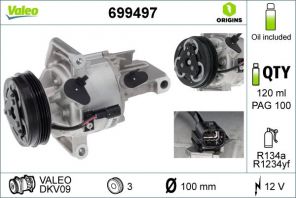 Valeo 699497 - Kompresor -