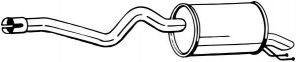 Bosal 148-205 - Zadný tlmič -