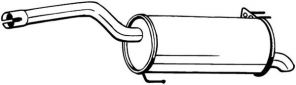 Bosal 165-075 - Zadný tlmič -
