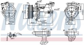 Nissens 890042 - Kompresor