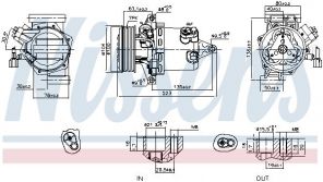 Nissens 890053 - Kompresor