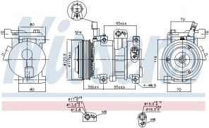 Nissens 890683 - Kompresor -