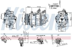 Nissens 890754 - Kompresor -