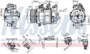 Nissens 890755 - Kompresor -