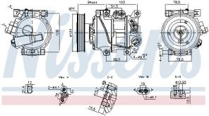 Nissens 890896 - Kompresor -