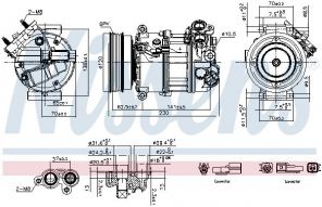 Nissens 891004 - Kompresor -
