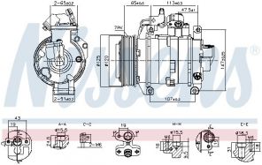 Nissens 891044 - Kompresor -
