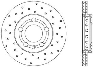 Open Parts BDRS2066.25 - Brzdový kotúč -