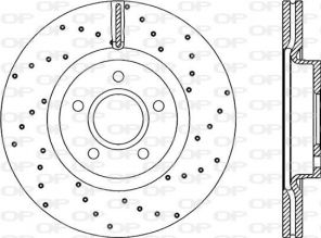 Open Parts BDRS2153.25 - Brzdový kotúč -