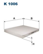 Filtron K 1006 - Peľový filter