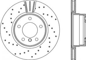Open Parts BDRS2197.25 - Brzdový kotúč -