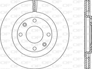 Open Parts BDA1106.20 - Brzdový kotúč -