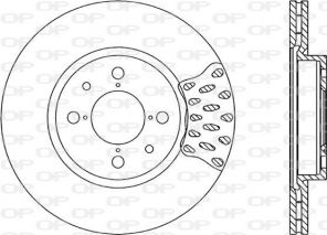 Open Parts BDA1146.20 - Brzdový kotúč -