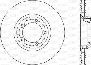 Open Parts BDA1182.20 - Brzdový kotúč -