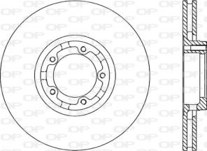 Open Parts BDA1183.20 - Brzdový kotúč -
