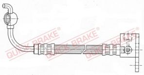 Quick Brake 80.001 - Brzdová hadica -