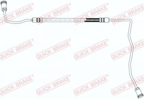 Quick Brake 96.021 - Brzdová hadica -