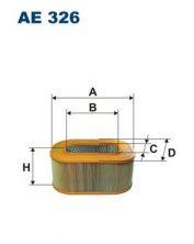 Filtron AE 326 - Vzduchový filter -