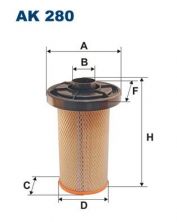 Filtron AK 280 - Vzduchový filter -