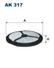 Filtron AK 317 - Vzduchový filter -