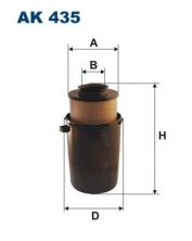 Filtron AK 435 - Vzduchový filter -