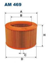 Filtron AM 469 - Vzduchový filter -