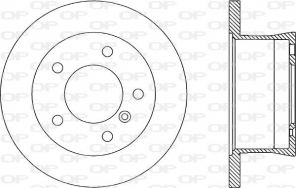 Open Parts BDA1785.10 - Brzdový kotúč -