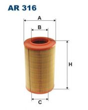 Filtron AR 316 - Vzduchový filter