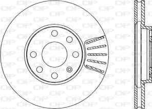 Open Parts BDA1807.20 - Brzdový kotúč -