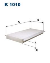 Filtron K 1010 - Peľový filter