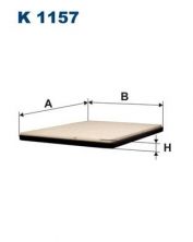 Filtron K 1157 - Peľový filter