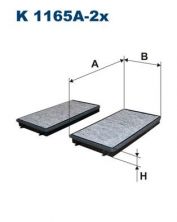 Filtron K 1165A-2x - Peľový filter