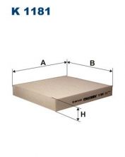 Filtron K 1181 - Peľový filter