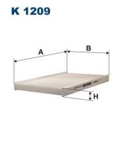 Filtron K 1209 - Peľový filter