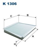 Filtron K 1306 - Peľový filter