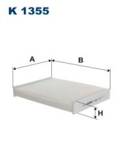 Filtron K 1355 - Peľový filter