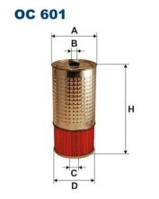 Filtron OC 601 - Olejový filter -