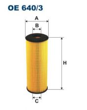 Filtron OE 640/3 - Olejový filter -