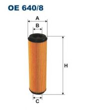 Filtron OE 640/8 - Olejový filter -