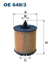 Filtron OE 648/3 - Olejový filter -