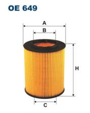Filtron OE 649 - Olejový filter -