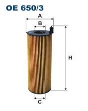 Filtron OE 650/3 - Olejový filter -