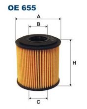 Filtron OE 655 - Olejový filter -