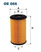 Filtron OE 666 - Olejový filter -
