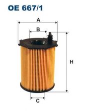 Filtron OE 667/1 - Olejový filter -