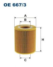 Filtron OE 667/3 - Olejový filter -
