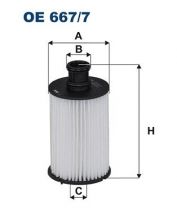 Filtron OE 667/7 - Olejový filter -